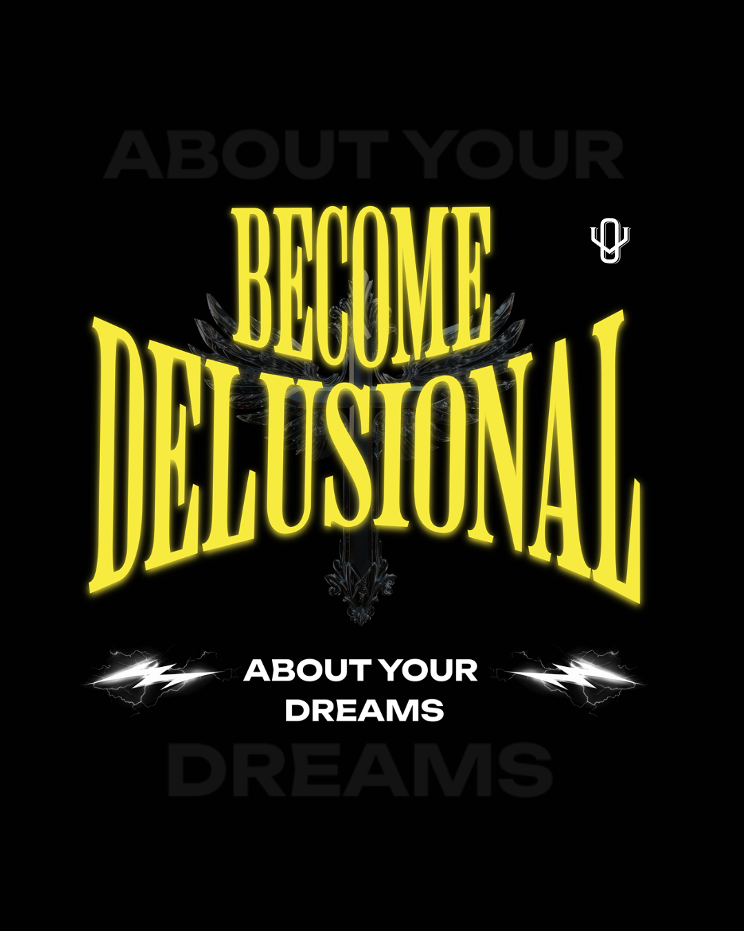 'Become Delusional' Oversized T-Shirt