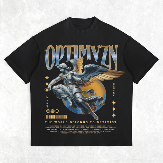 'OPTIMVZN Angel' Oversized T-Shirt