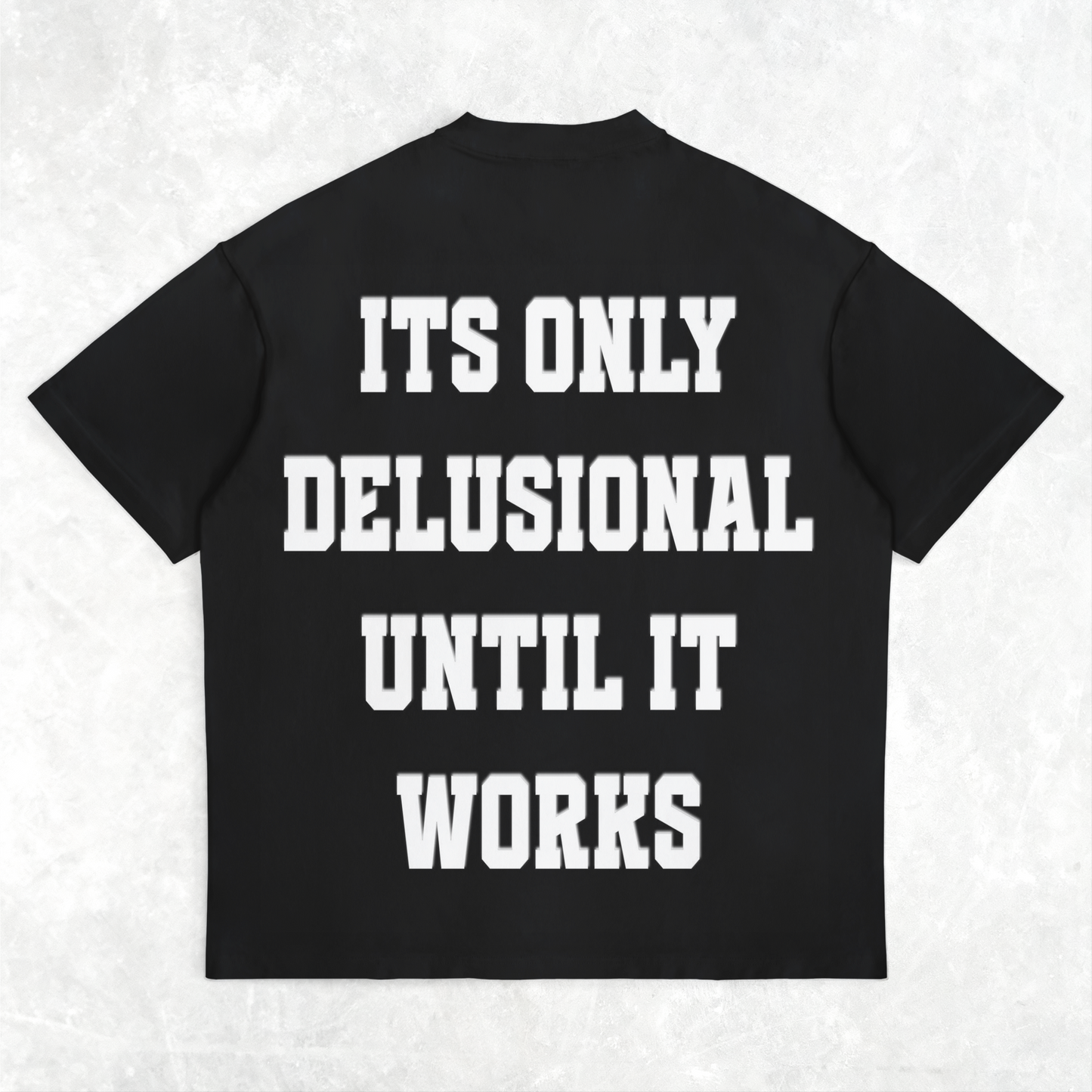 'Become Delusional Cross' Oversized T-Shirt